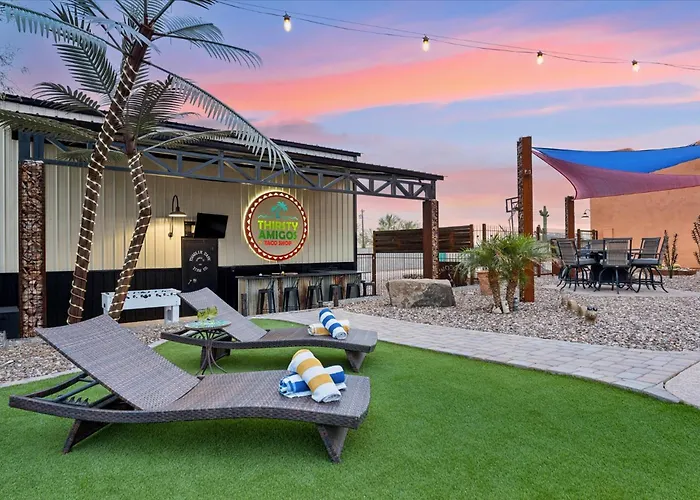 Dutchman Copper Ranch - Rooftop Patio, Heated Pool, Mtn Views, Waterslide Holiday home Apache Junction